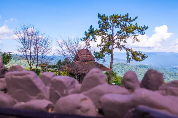 Vista Del Paisaje Montaña Del Parque Nacional Huai Nam Dang — Foto de Stock