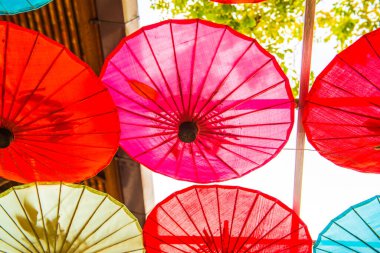 Tayland ana şemsiyesinin arka planı, Tayland.