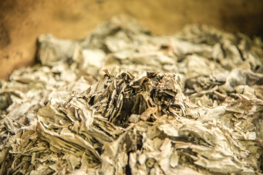 Tayland 'da Çin Yeni Yıl Festivali' nde kağıt külleri.