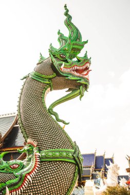 Yeşil Naga Heykeli, Tayland.
