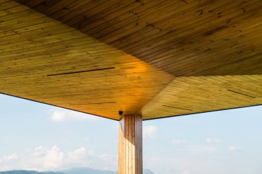 Modern ahşap tavan, Tayland.