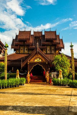 Tayland 'ın Phayao eyaletindeki Nantaram Tapınağı.