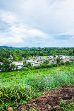 Mae Kuang Udom Thara barajının manzara manzarası, Tayland.