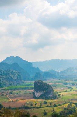 Phu Langka Ulusal Parkı, Tayland Güzel Manzarası.