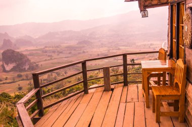 Phu Langka Ulusal Parkı, Tayland Güzel Manzarası.