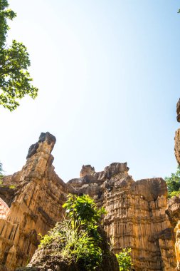 Tayland 'da Mae Wong Milli Parkı' nda Pha Chau..