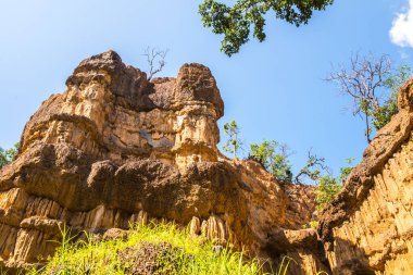 Tayland 'da Mae Wong Milli Parkı' nda Pha Chau..
