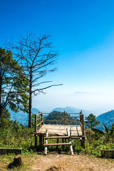 Tayland 'ın Chiangmai eyaletindeki dağ manzarası..