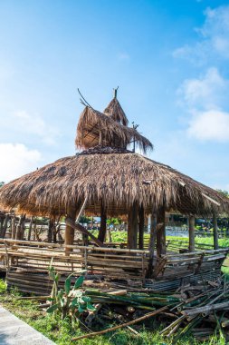 Tayland 'da Mae Hong Son vilayetinde Tayland kır köşkü.