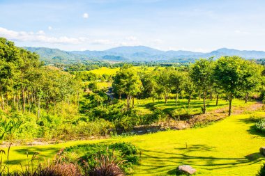 Tayland 'ın Pai şehrinde doğal manzara.