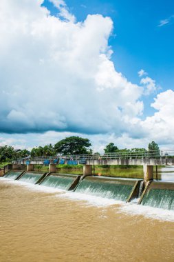Weir, Tayland 'ın Lampang bölgesinde..