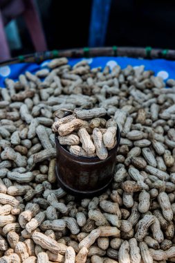 Tayland 'da tezgahta haşlanmış fıstık..