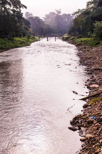 Mae Hong Son bölgesindeki Pai Nehri, Tayland.