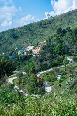 Tayland 'ın Chiangrai eyaletindeki Doi Pha Tang' da Dağ Manzarası.