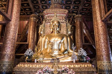 Phumin tapınağındaki güzel Buda heykeli, Tayland.