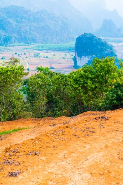 Phu Langka Ulusal Parkı, Tayland Güzel Manzarası.