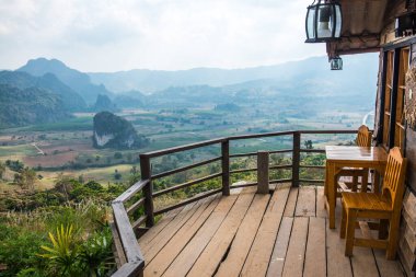 Phu Langka Ulusal Parkı, Tayland Güzel Manzarası.