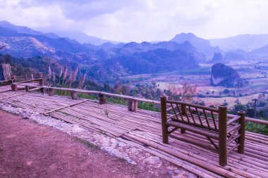 Phu Langka Ulusal Parkı, Tayland Güzel Manzarası.