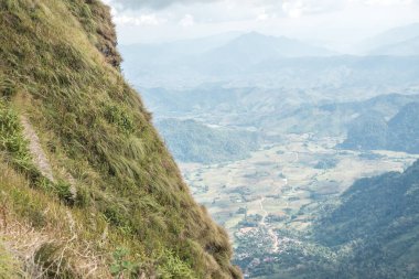 Chiangrai, Tayland 'daki Phu Chi Fa Dağı manzarası.