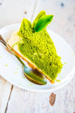 Beyaz Bulaşık, Tayland 'da Yeşil Çay Peynirli Kek.