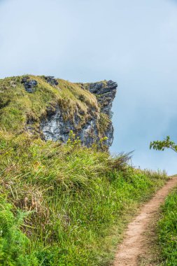 Chiangrai, Tayland 'daki Phu Chi Fa Dağı manzarası.