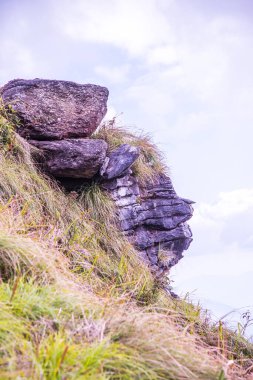 Chiangrai, Tayland 'daki Phu Chi Fa Dağı manzarası.