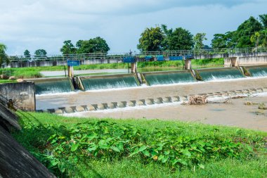 Weir, Tayland 'ın Lampang bölgesinde..