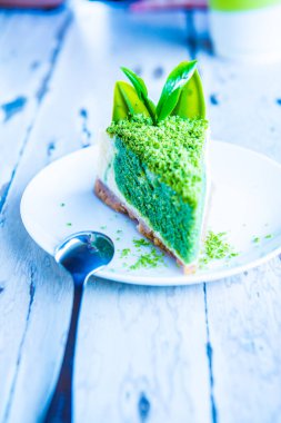 Beyaz Bulaşık, Tayland 'da Yeşil Çay Peynirli Kek.
