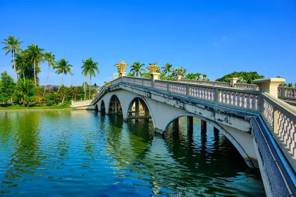 stock image Utthayan Sawan Public Park in Nahkon Sawan Province, Thailand.