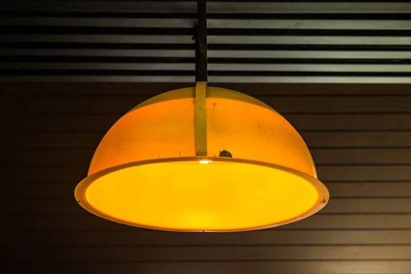 Yellow lamp for decoration, Thailand.