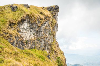 Chiangrai, Tayland 'daki Phu Chi Fa Dağı manzarası.