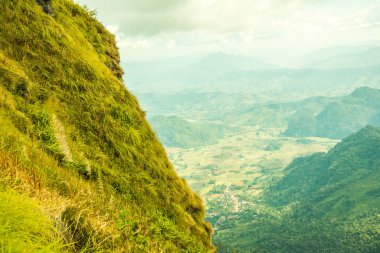 Chiangrai, Tayland 'daki Phu Chi Fa Dağı manzarası.