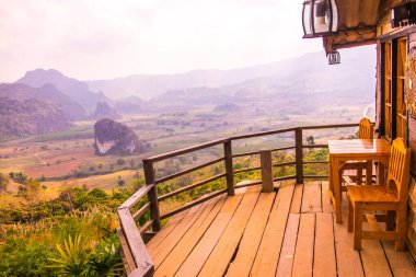Phu Langka Ulusal Parkı, Tayland Güzel Manzarası.