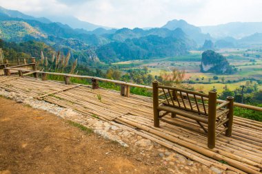 Phu Langka Ulusal Parkı, Tayland Güzel Manzarası.