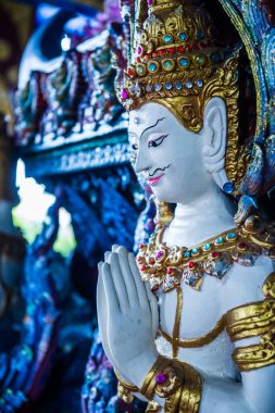 Tayland stili melek Rong Sua 'da. Tayland, 10 tapınağı..