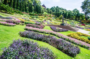 Mae Fah Luang Garden Peyzajı, Tayland.