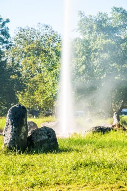 Chiangmai, Tayland 'da Sankamphaeng kaplıcaları.