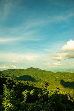 KM 12 'den bakıldığında dağ manzarası, Chiang Rai vilayeti.