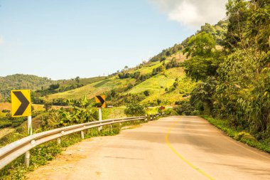 Phu Chi Pa yolu, Tayland.