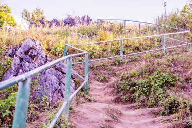 Chiangrai, Tayland 'daki Doi Pha Tang yolu..