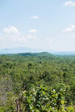 Tayland 'daki Khun Wang Milli Parkı' nın Dağ manzarası.