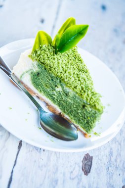 Beyaz Bulaşık, Tayland 'da Yeşil Çay Peynirli Kek.