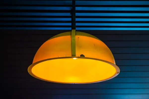 Yellow lamp for decoration, Thailand.