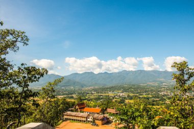 Maeyen Tapınağı, Tayland Phra 'nın manzara manzarası.