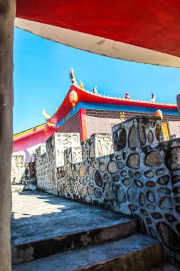 Tayland 'daki Santichon köyünde Çin tarzı bir bina..