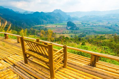 Phu Langka Ulusal Parkı, Tayland Güzel Manzarası.