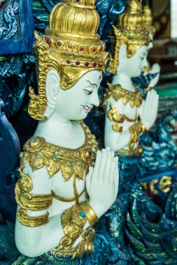 Tayland stili melek Rong Sua 'da. Tayland, 10 tapınağı..