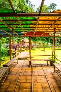 Mae Fah Luang Bahçesi Bambu Yolu, Tayland.