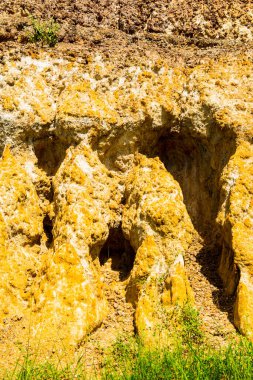 Tayland, Tayland 'daki güzel toprak katmanlarının arka planı.