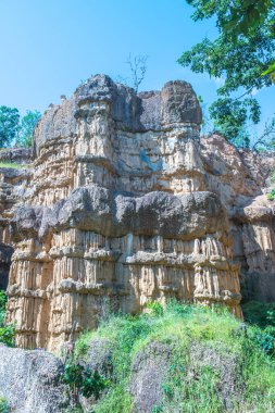 Tayland 'da Mae Wong Milli Parkı' nda Pha Chau..